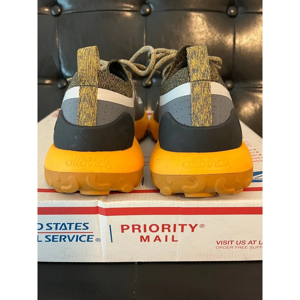 Allbirds Trail Runners SWT Hazy Pine Marigold Orange Grey